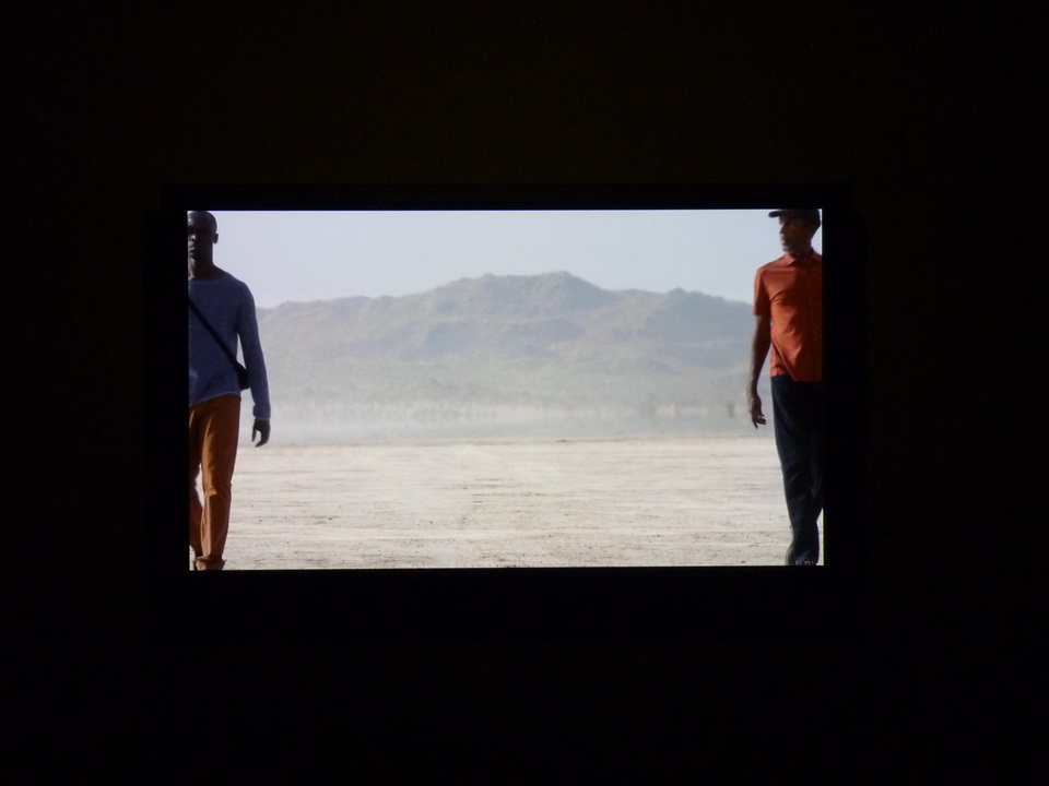 050-5 Bill Viola walking on the edge -marche a la lisiere 2012 12 minutes 33 sec performeurs Kwesi Dai -Darrow Igus
