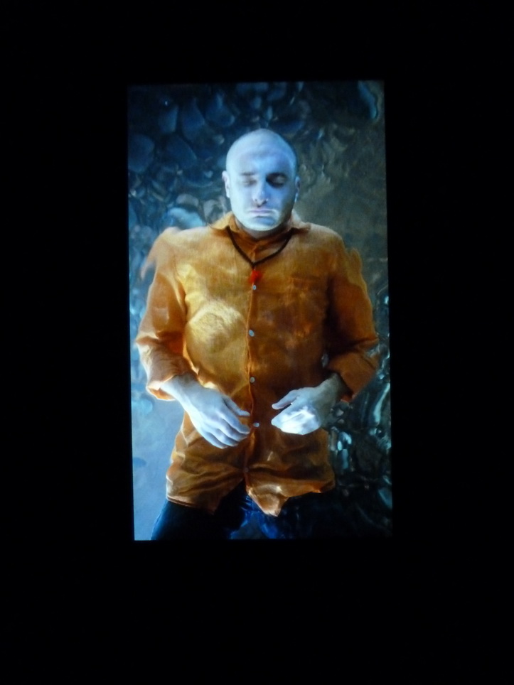 097 Bill Viola the dreamers-les reveurs 2013 7 canaux video-ecrams plasma colle Pinault