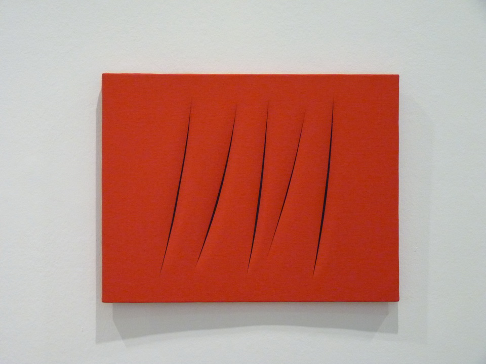 004 Lucio Fontana concept spatial attentes 1963 collec particuliere Paris