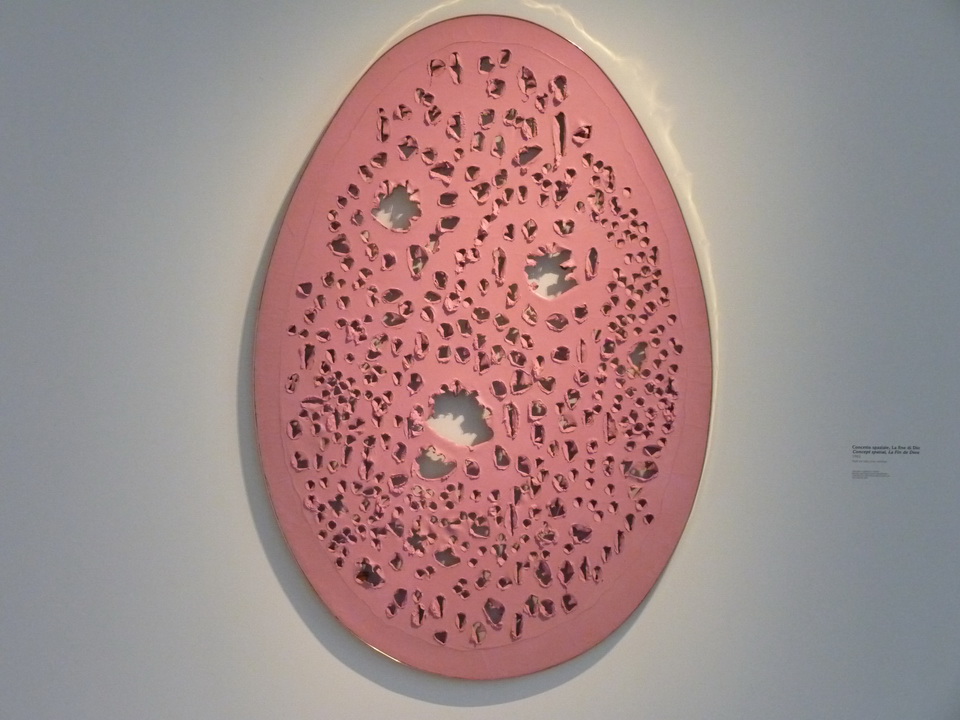008 Fontana concept spatial-la fin de dieu 1960 collec centre pompidou Paris