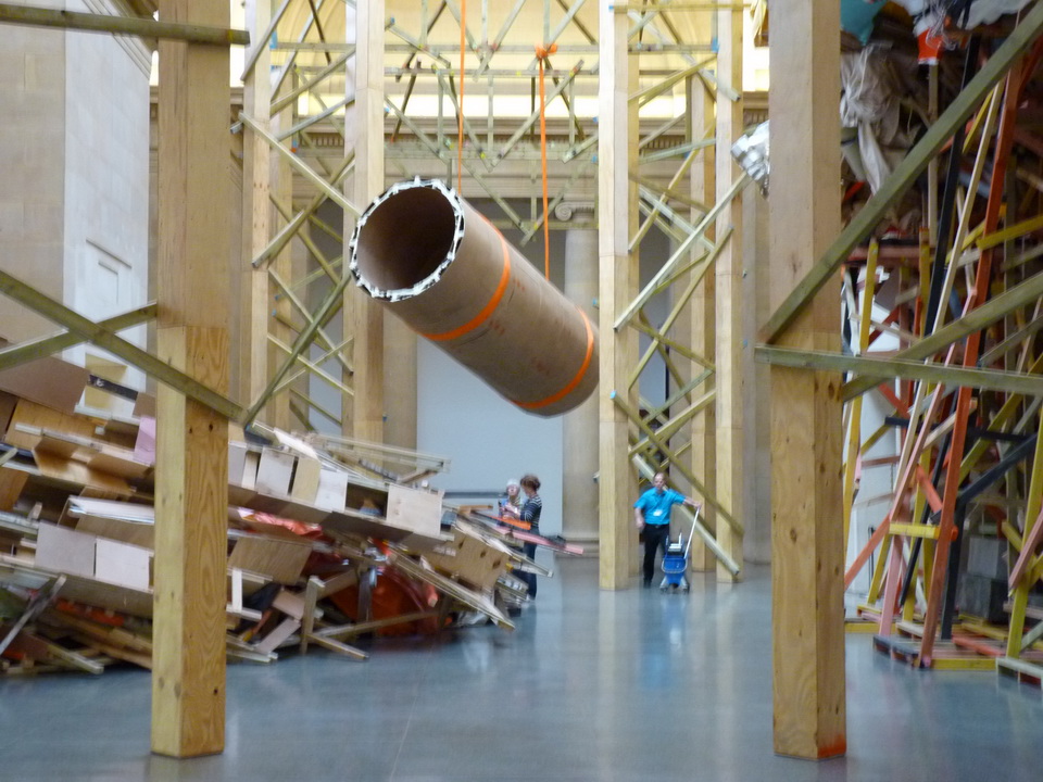 027 Phyllida Barlow born 1944 dock installation 2014