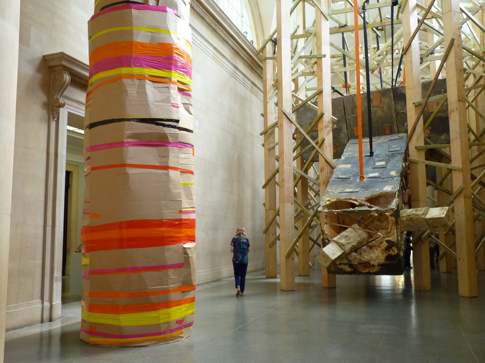 032 Phyllida Barlow born 1944 dock installation 2014