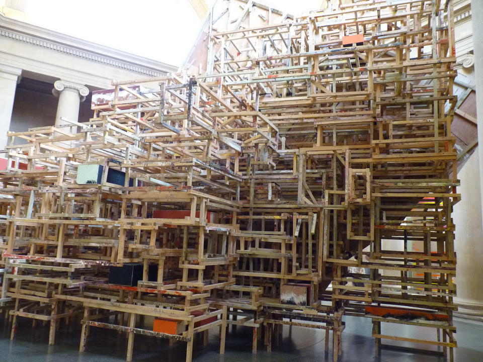 034 Phyllida Barlow born 1944 dock installation 2014