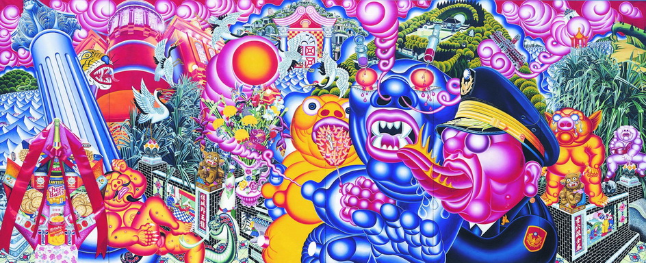 08 毒 978x400cm   油畫 1994-1998
