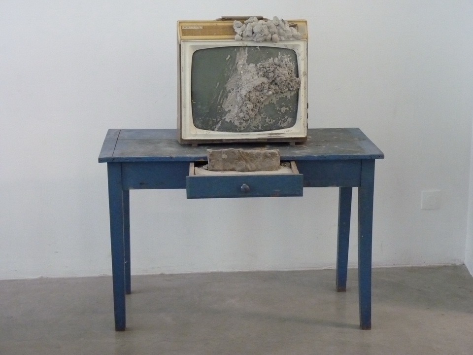 035 Wolf Vostell -endogen Depression 1980 installation