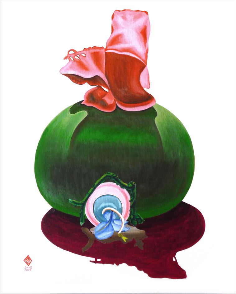 052-7   夢中夢之10   65x81cm   -25F 壓克力-畫布     2009-14
