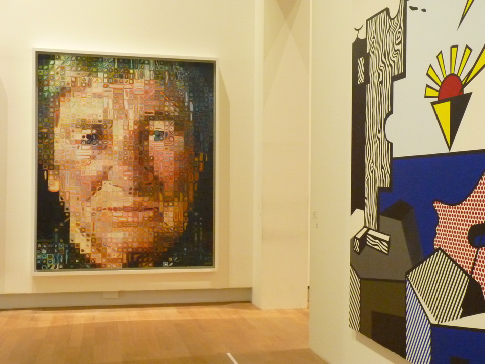 040 Chuck Close ne1940 Agnes 259.4X213.3cm 1998 huile sur toile