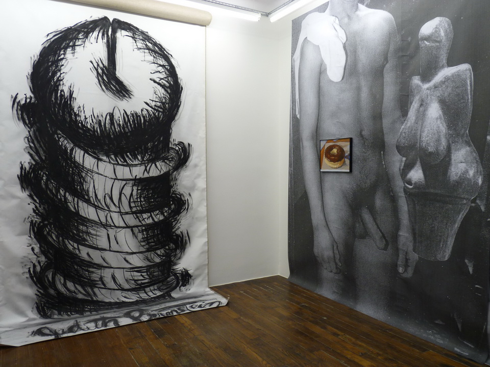 085-3 g-Judith Bernstein  2015 d-Walter Robinson 2015   背景Marvin Gaye Chetwynd 2015