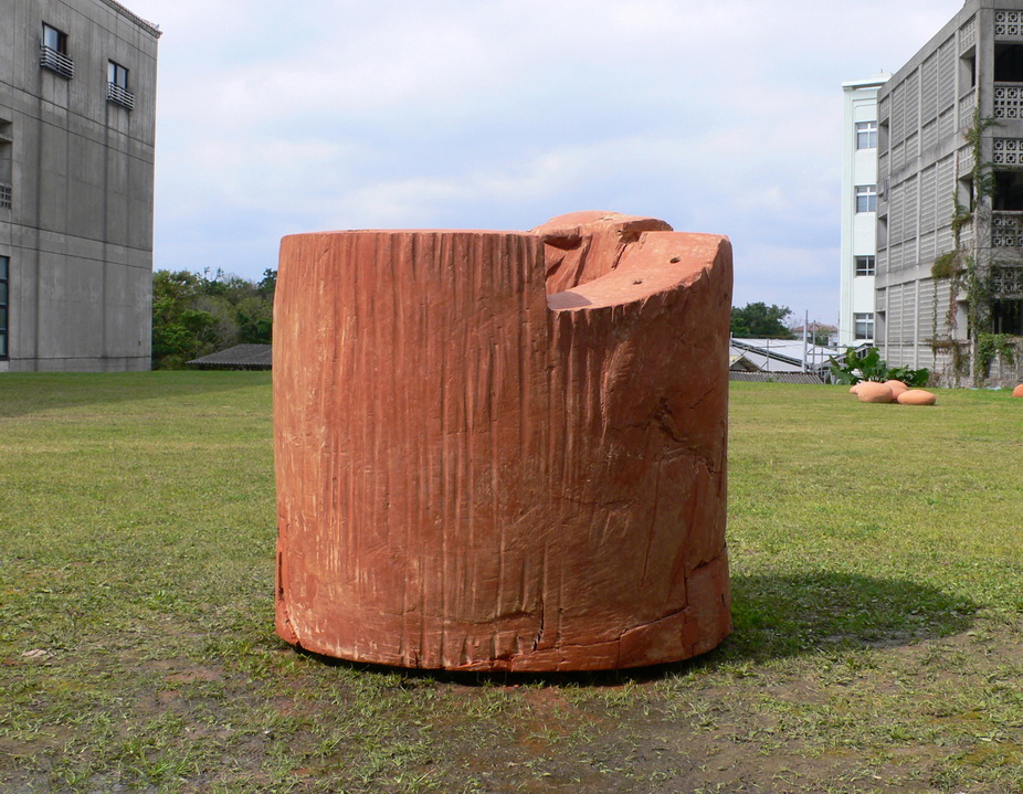 C013m 1 文化拓印-II 2012 赤燒 120x150x120cm