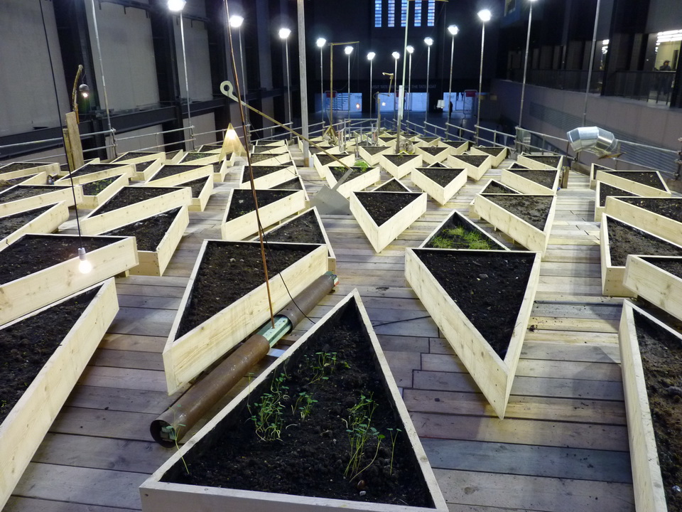 P1460159  Abraham Cruzvillegas ：「empty lot」 2015 installation
