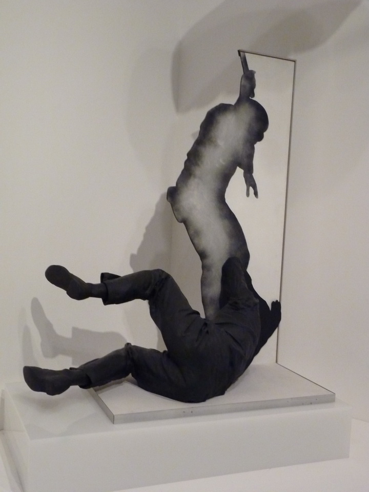 P1460178  Rafael Canogar b1935 the punishment 1969 polyester and wood