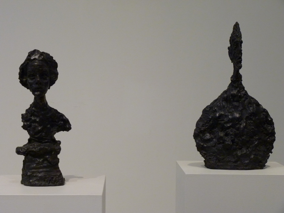 0031 Alberto Giacometti 1901-1966 g-Annette IV 1965 d-Bust of Diego 1955 Bronze