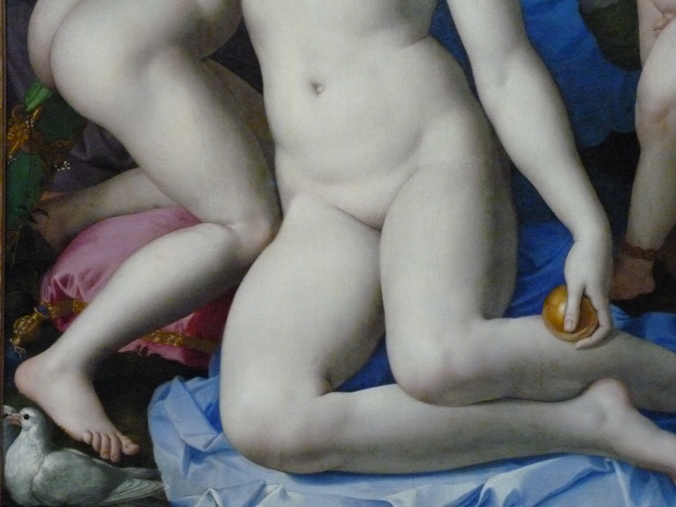022 Bronzino 1503-1572 an allegory with venus and cupid about 1545