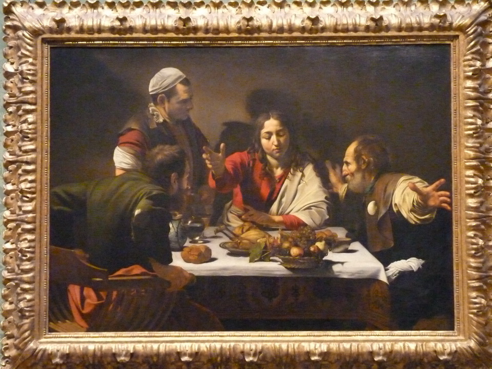 025 Merisi da Caravagglo 1571-1610 the supper at Emmaus 1601