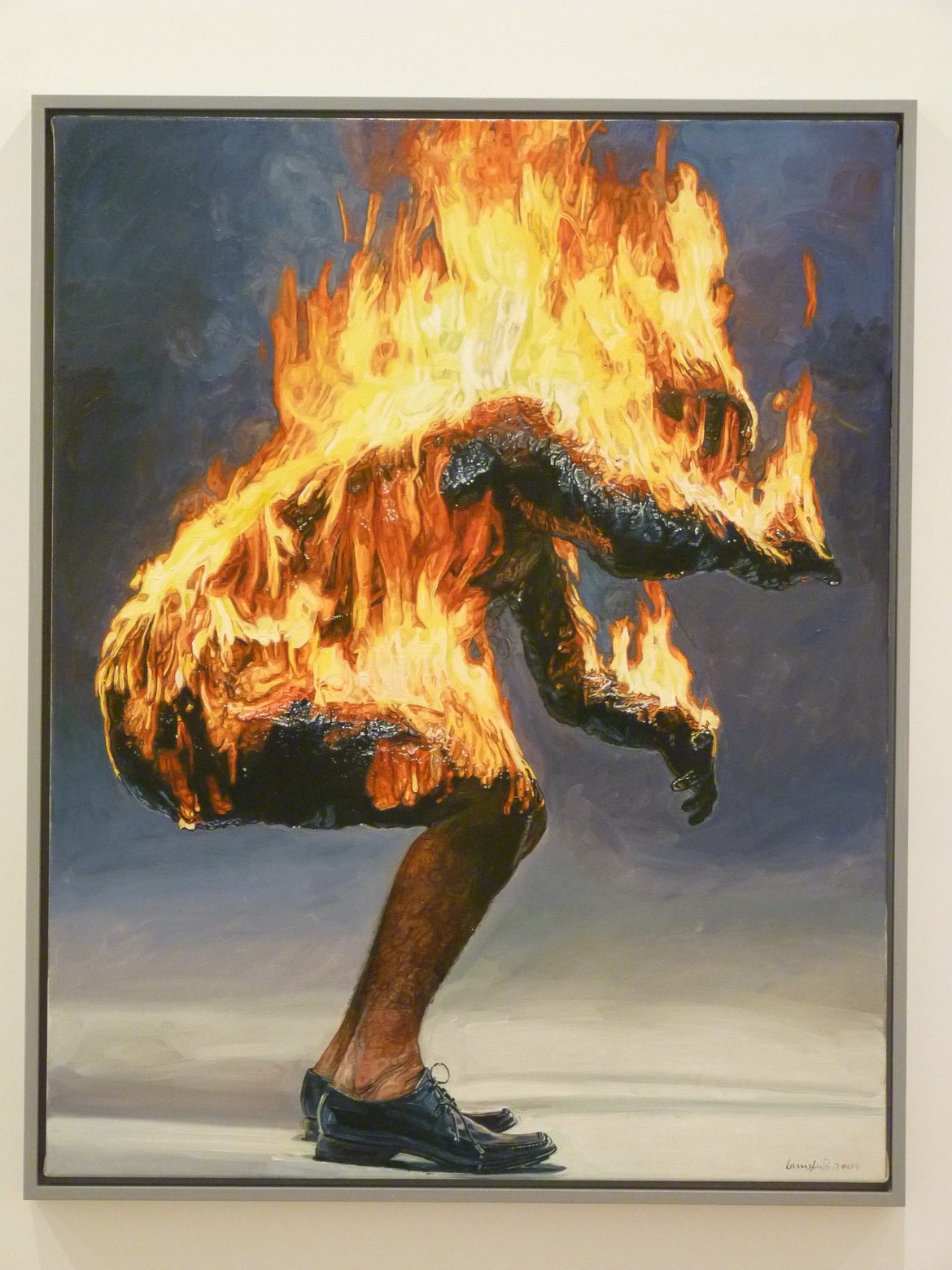 078-2 Ulrich Lamsfuss  Stellen Jellheden 120x95cm 2004 oil on convas