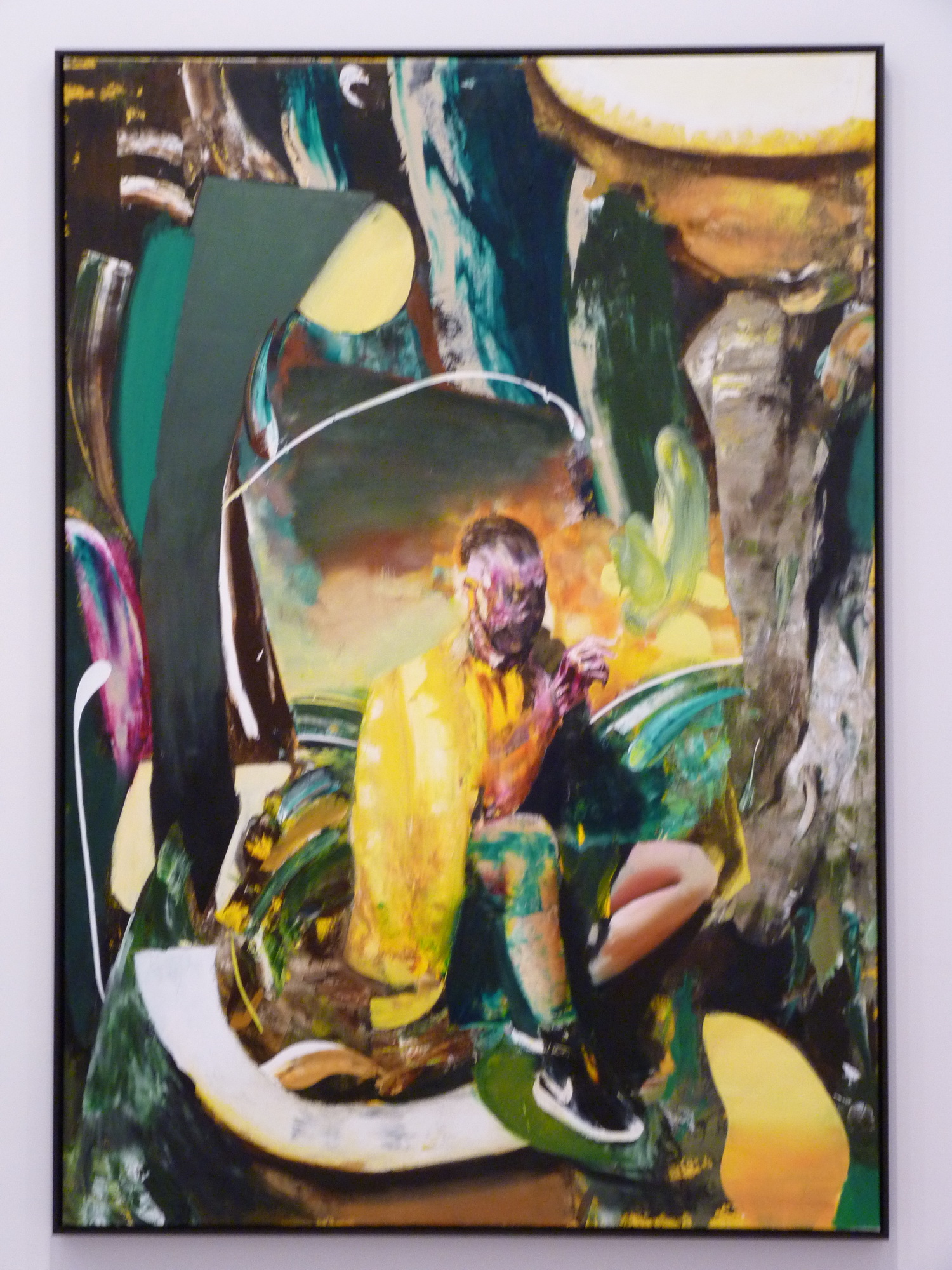 019-7 Adrian Ghenie ne1977 self-portrait 230x160cm 2015 huile sur toile