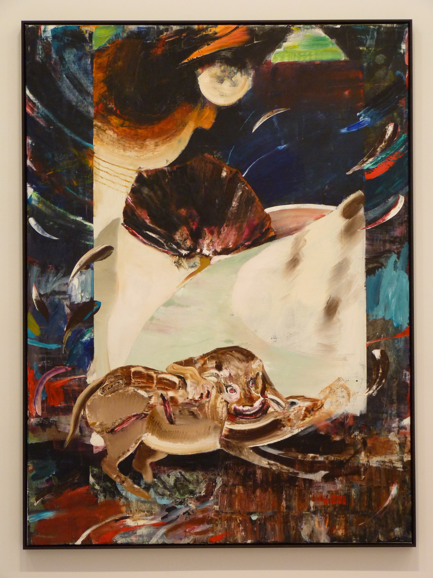 019 Adrian Ghenie ne1977 the hungry lion 230x170cm the hungry lion 230x170cm 2015
