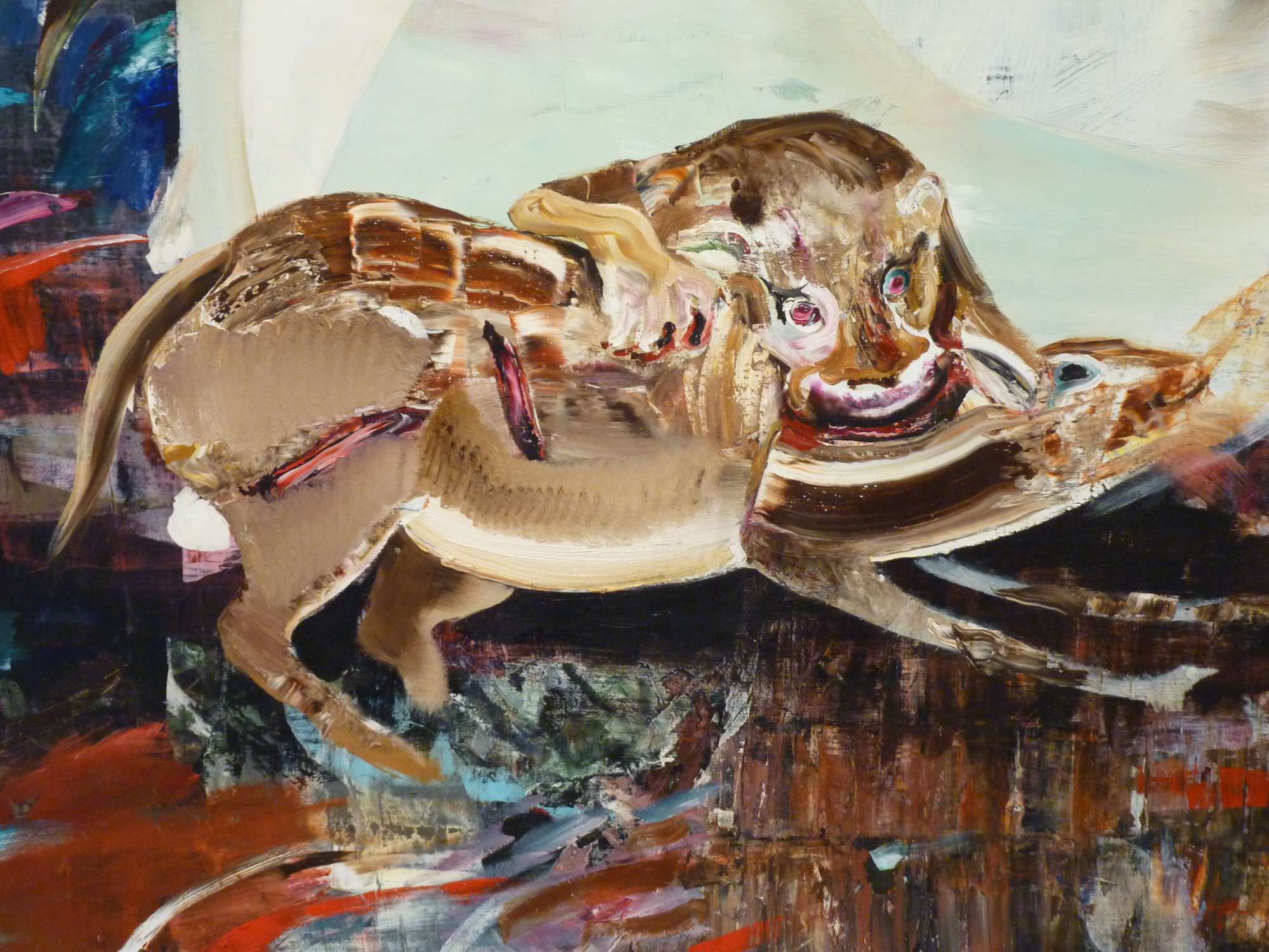 019-2 Adrian Ghenie ne1977 the hungry lion 230x170cm 2015