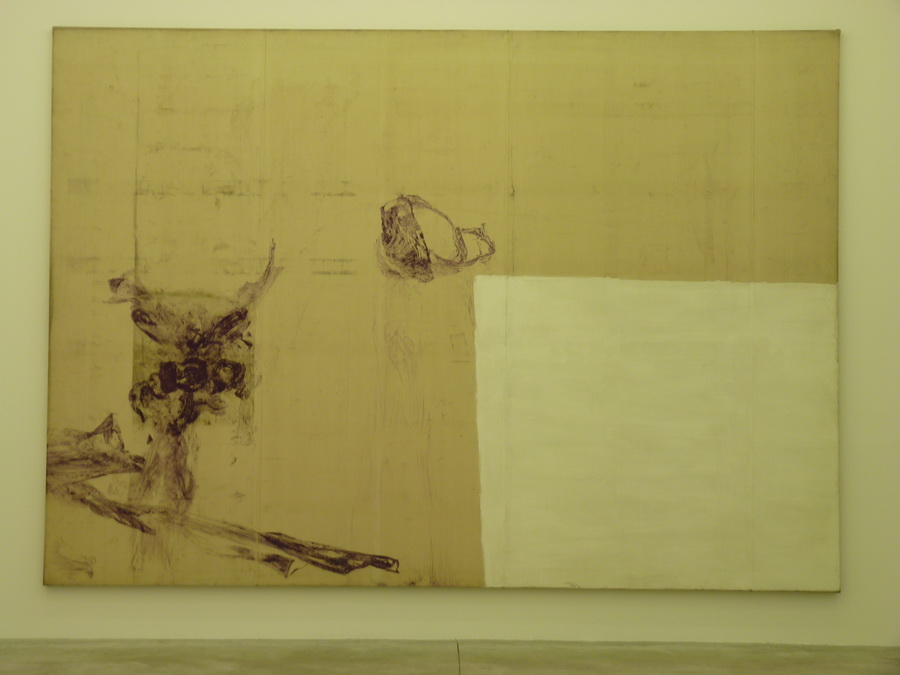 044 Julian Schnabel untitled 340.4x403.9cm 1990 oil on trpaulin