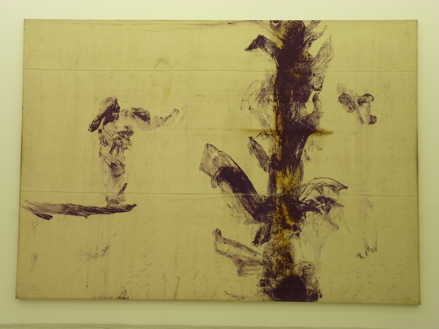 046 Julian Schnabel untitled 340.4x480.1cm 1990 oil on trpaulin