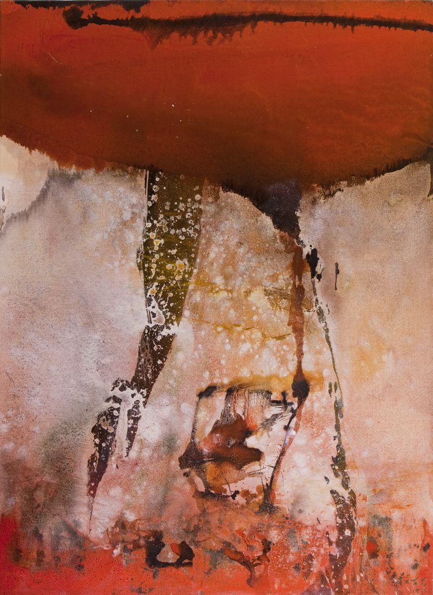 002 Chuang Che Red Cliff, 1976, TM sur toile, 121,5x89,5