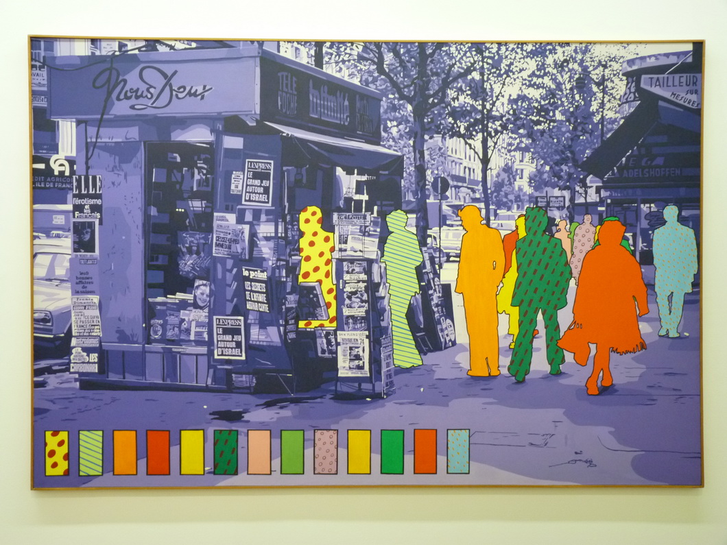 004 Gerad Fromanger quel et le fond de votre pensee serie-annoncez la couleur 1973 huile sur toile