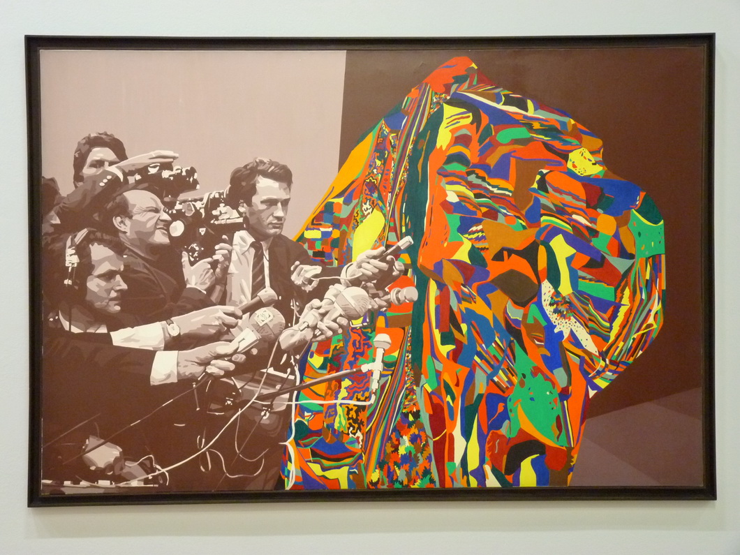 006 Gerad Fromanger existe serie questions 1976 huile sur toile