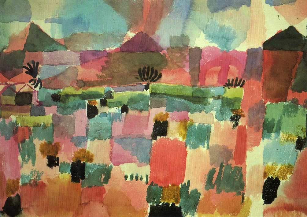 081-1 Klee 1914 Saint-Germain pres de Tunis 21.8x31.5 Musee national d art moderne