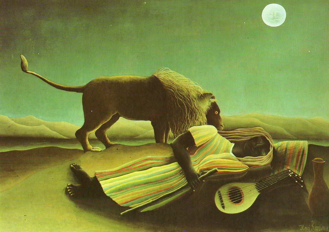 073 Rousseau 1897 La bohemienne endormie 129.5x200.5 Museus of Modern art NY
