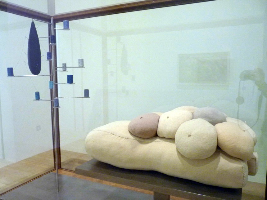 016-louise-bourgeois-1911-2010-untitled-2010-fabricl-thread-rubber-stainless-steel-wood-and-glass