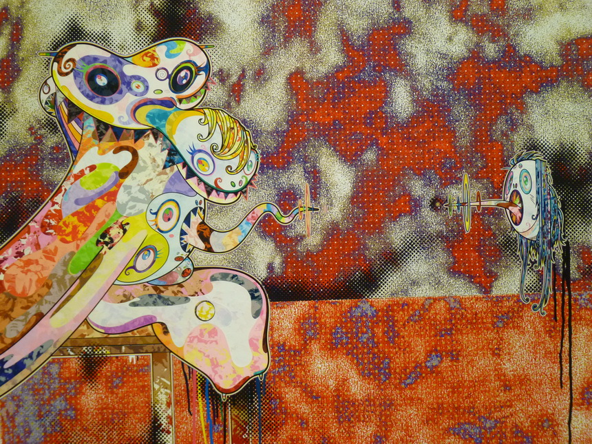 p1560301-3-takashi-murakemi-b1962-homage-to-francis-bacon-second-version-of-triptych-3-panneaux-197-8x147-5cm-chaque