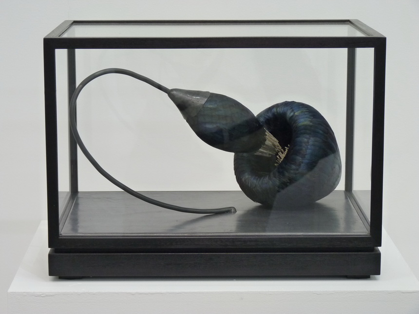 p1560256-mate-mccgwire-pervade-27x36-5x24-5cm-2016-technique-mixte-plumes-de-pie-calamus-et-plomb-dans-cabinet