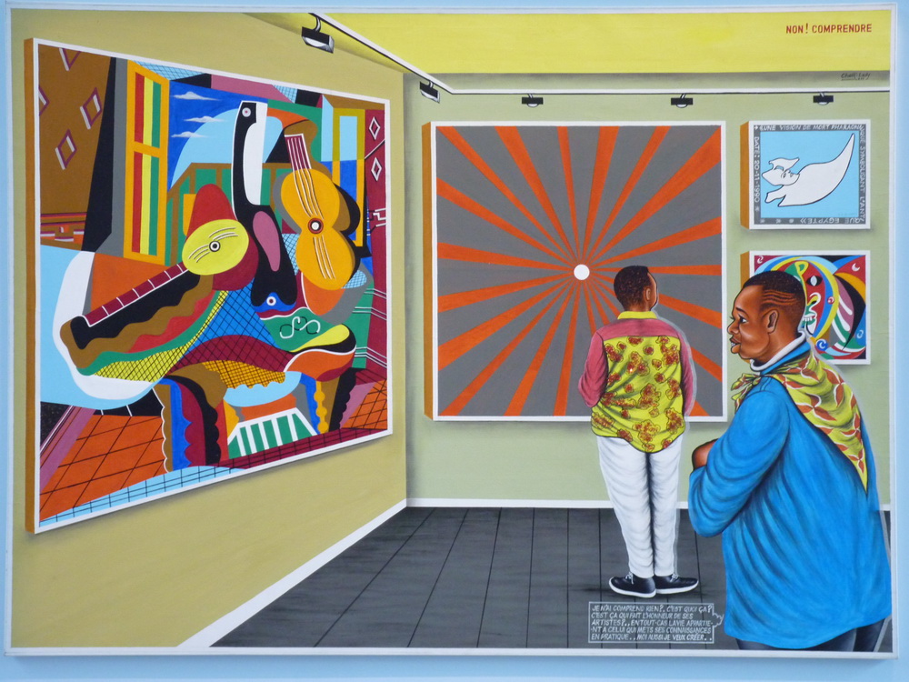 007-2 Cheik Ledy 1962-1997 non comprendre 1995 acrylique sur toile