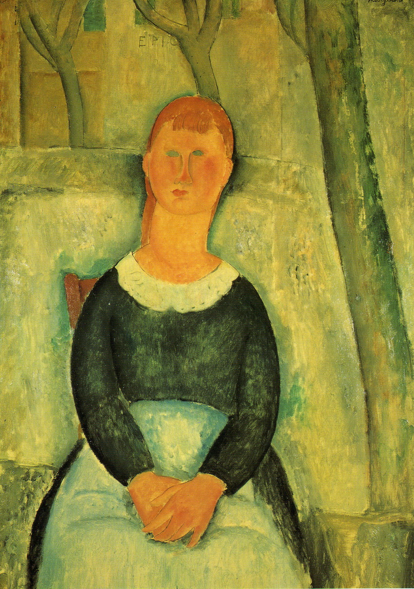 090 Modigliani 1918 La belle droguiste 100x65 Collection particuliere Paris