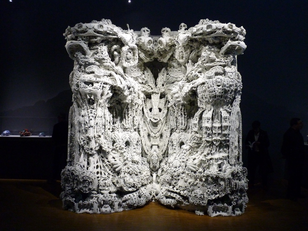 P1610918-2 M Hansmeyer -B Dillenburger grotto II digital grotesque 2017 impression 3D sables de silice et liant