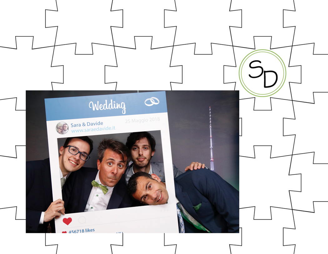 Cornice Instagram Personalizzata per Matrimonio