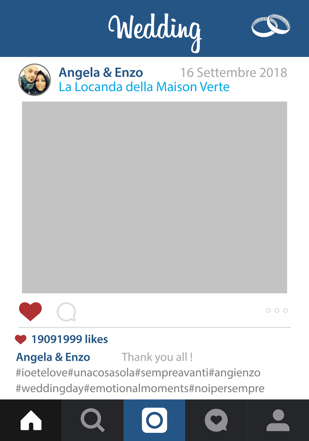 Stampa Cornice Instagram