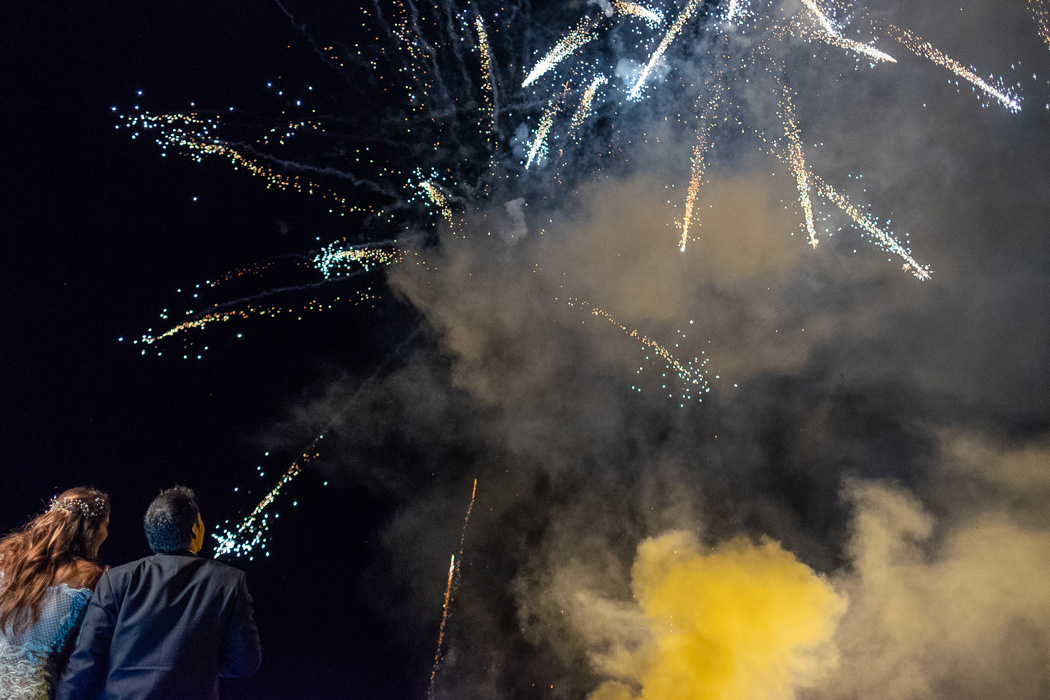 Fuochi artificio matrimonio