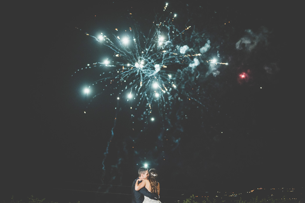 Fuochi d'artificio per matrimonio