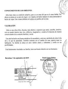 Informe Post Adopción.