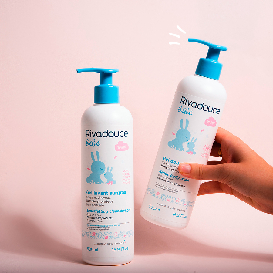 Rivadouce Baby Superfatting Cleansing Gel Laboratoires Rivadis Choose France Cosmetic French Cosmetics Online