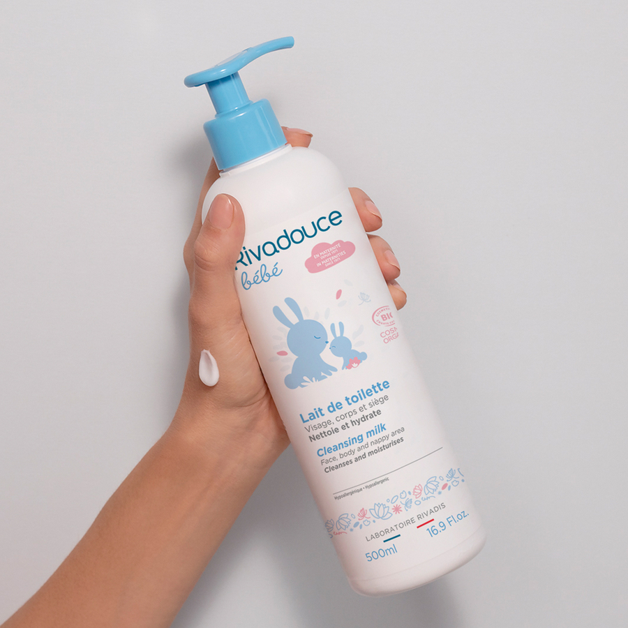 Rivadouce Baby Cleansing And Moisturising Milk Laboratoires Rivadis Choose France Cosmetic French Cosmetics Online