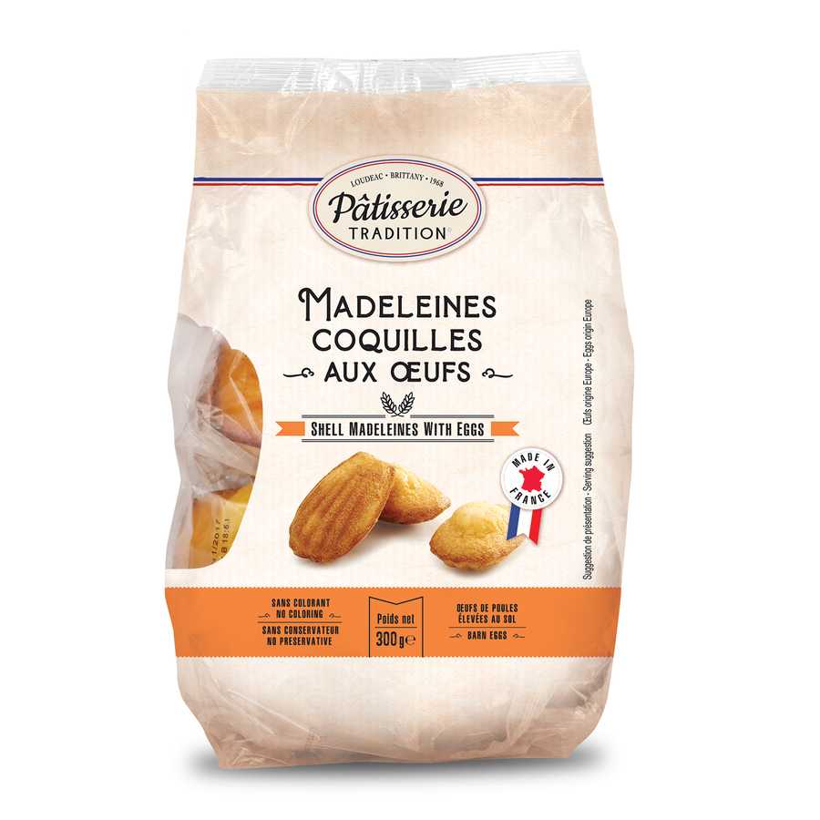 Shell madeleines nature 300g