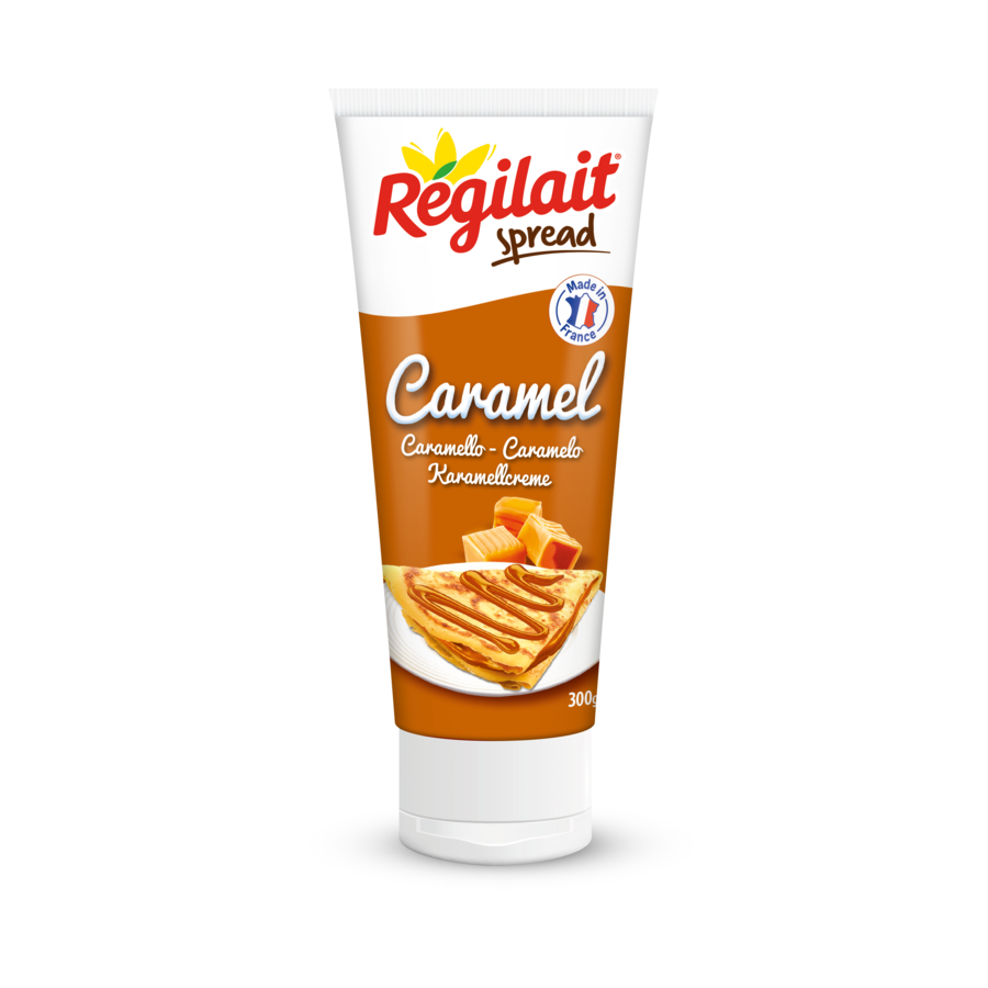 Full cream sweetened condensed milk REGILAIT brand 300g Squeeze tube