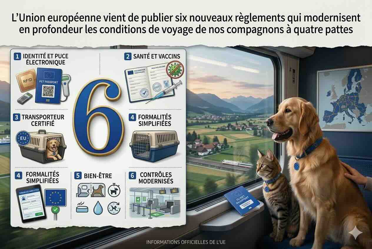 Nouvelles règles européennes pour les animaux de compagnie : ce qui change pour vos clients