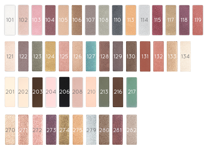 Rectangular eyeshadow