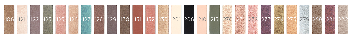 Rectangular eyeshadow